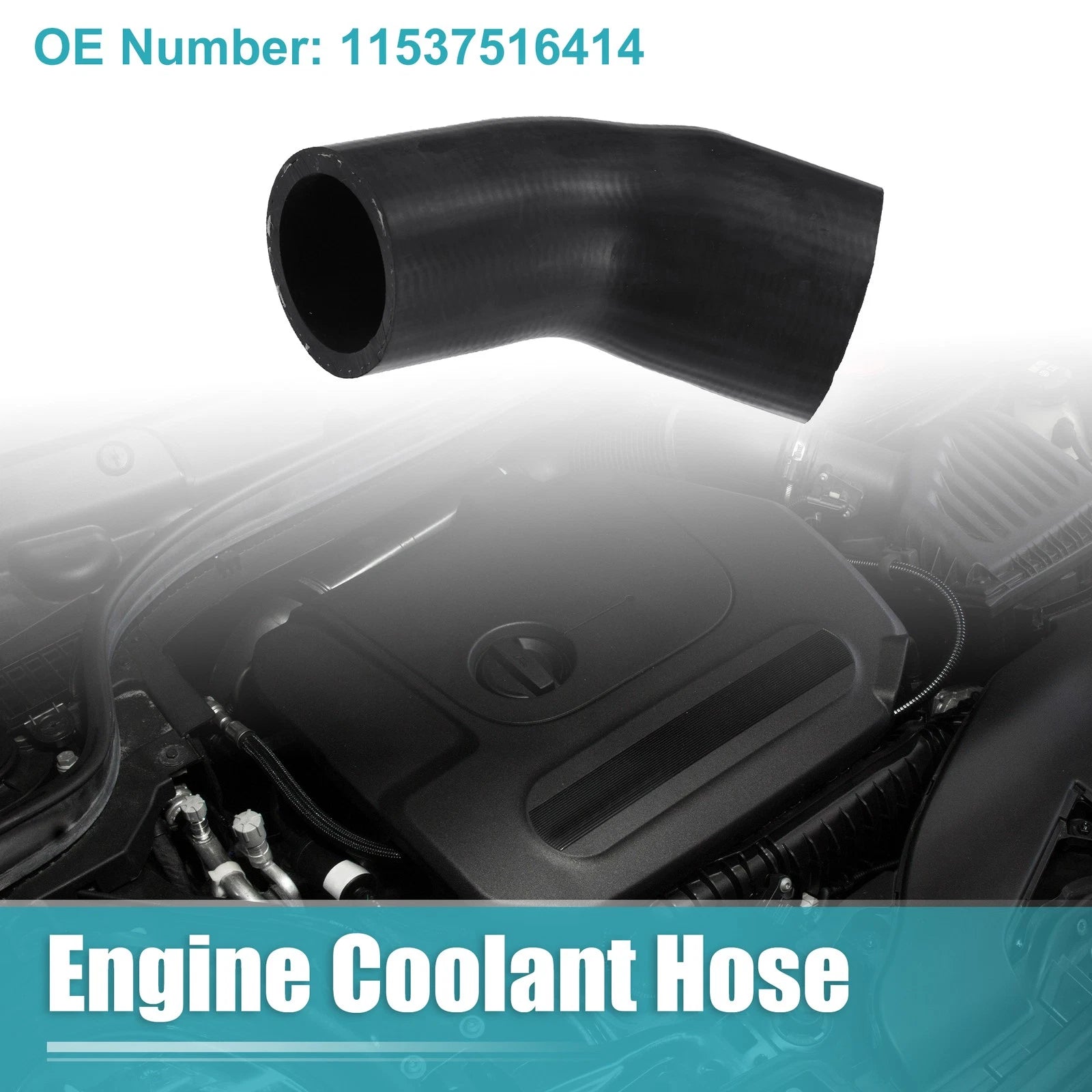 Engine Coolant Hose for BMW E82 E90 E91 E92 E93 (2007–2013) No. 11537516414 Rubber