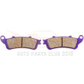 Front & Rear Carbon Fiber Brake Pads for Honda VTX 1800 (2002–2008)