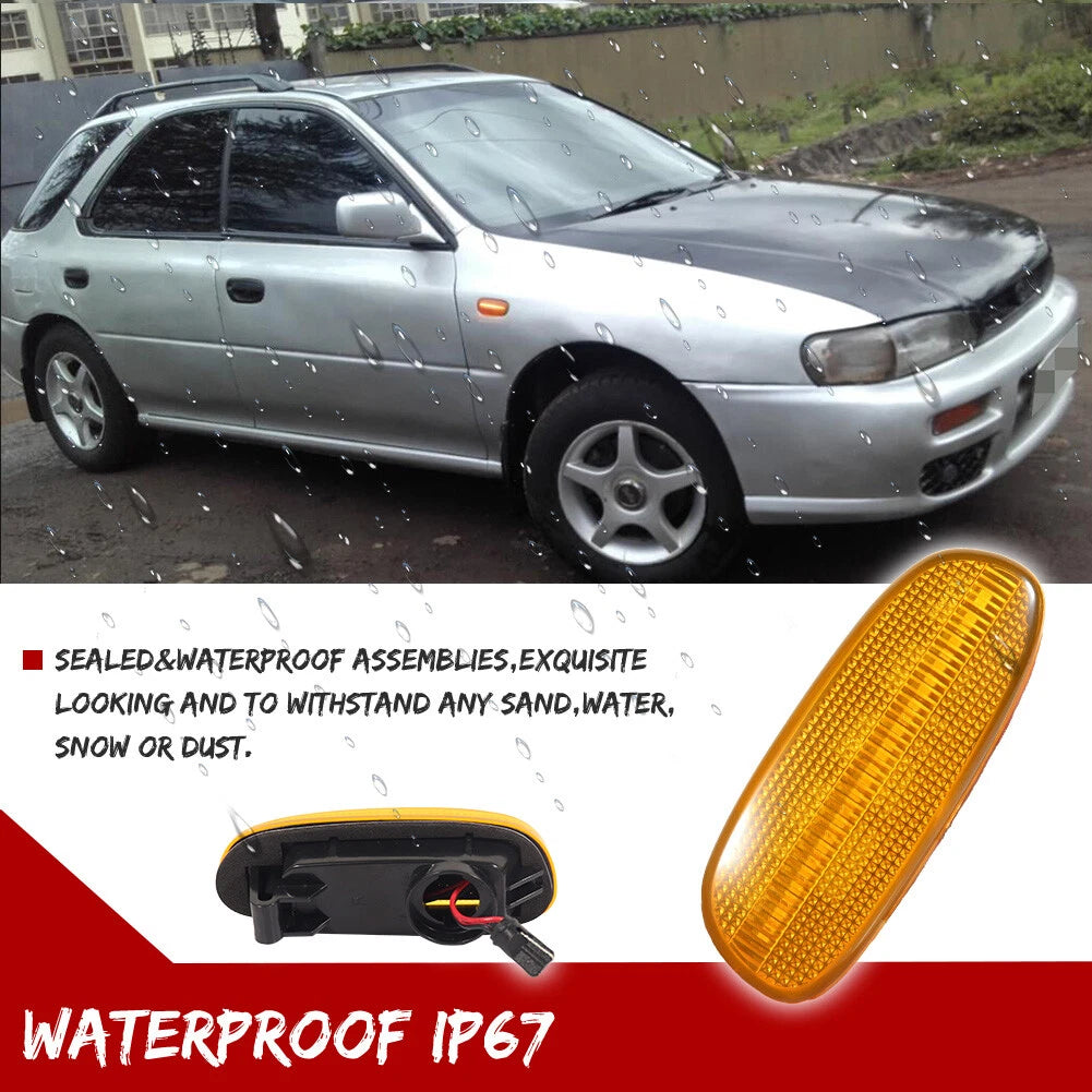 Sequential LED Side Marker Signal Lights for Subaru Impreza (1993–2001)