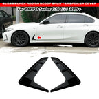 Gloss Black Add-On Side Fender Vent Duct Trims for BMW 3-Series G20 G21