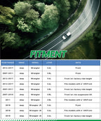 Front Brake Rotors + Pads Kit for Jeep Wrangler (2007–2017) 302mm