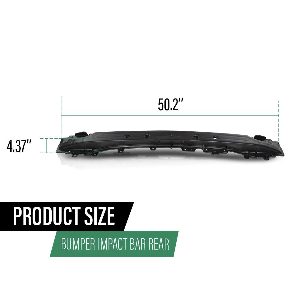 Rear Bumper Reinforcement Bar for Hyundai Sonata (2018–2019) Black