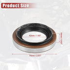 2X Crankshaft Rear Seal for Toyota Tacoma (1998–2013) No. 9031144007
