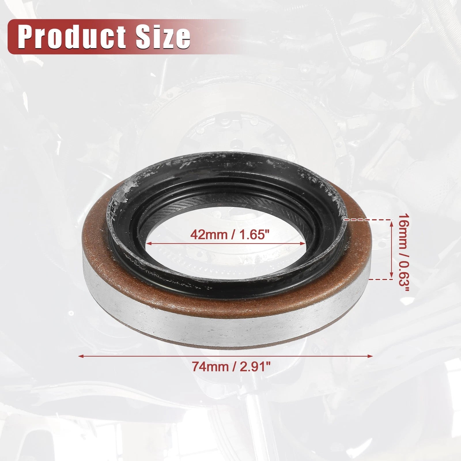 2X Crankshaft Rear Seal for Toyota Tacoma (1998–2013) No. 9031144007