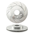 Front Drilled & Slotted Brake Rotors for GMC Acadia (2007–2016)
