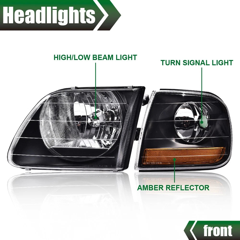 Headlight and Corner Light Assembly for Ford F150, Expedition (1997–2003)