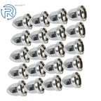 Set of 20 Lug Nut Covers for Semi Truck (Chrome, 33mm)