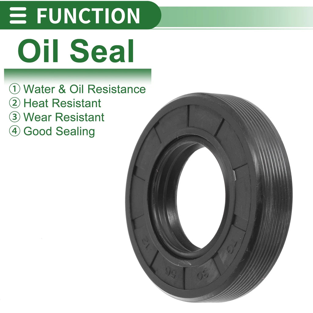 Set of 5 Oil Seal TG4 Lip Seal Ring for Rotary Shaft 30x56x12mm NBR Rubber
