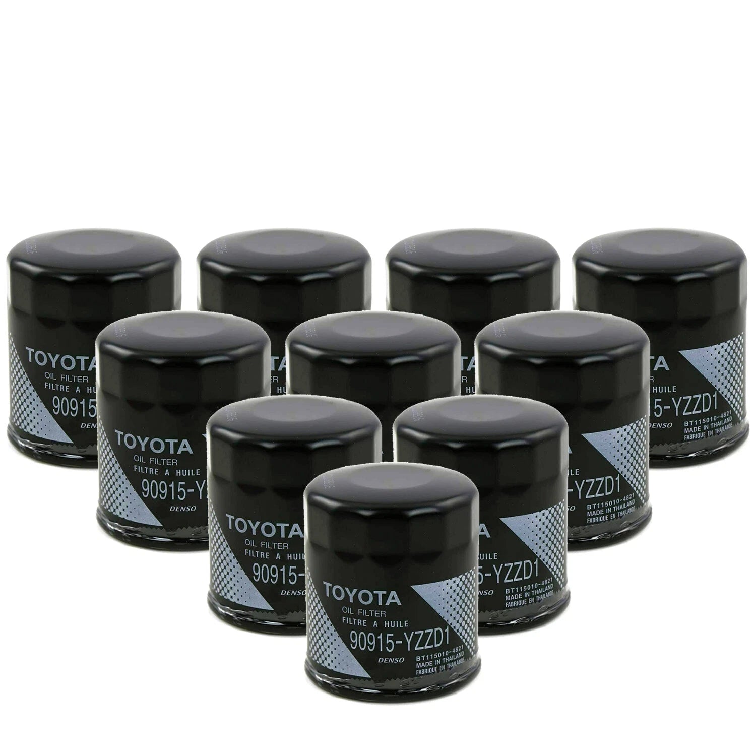 Set of 10 Engine Oil Filters for Lexus ES330, Toyota 4Runner, Avalon