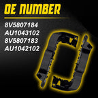 Set of 2 Bumper Brackets for Audi A3 Quattro (2015–2020) Front LH & RH