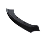 3PC Front Bumper Lip Spoiler Splitter for Ford Mustang (2015–2018) Glossy Black