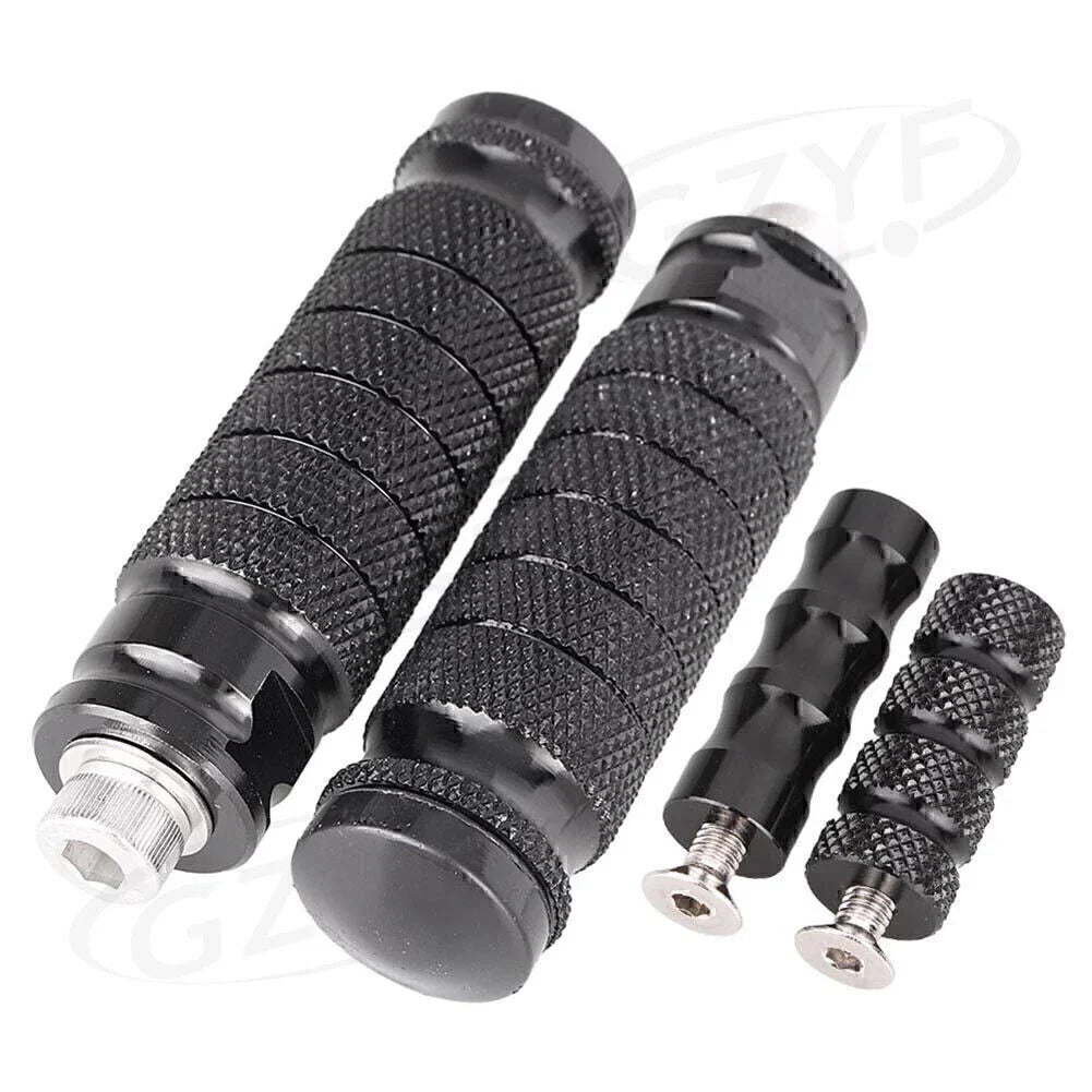 CNC Aluminum Black Rearset Footrests Foot Pegs for Universal Models