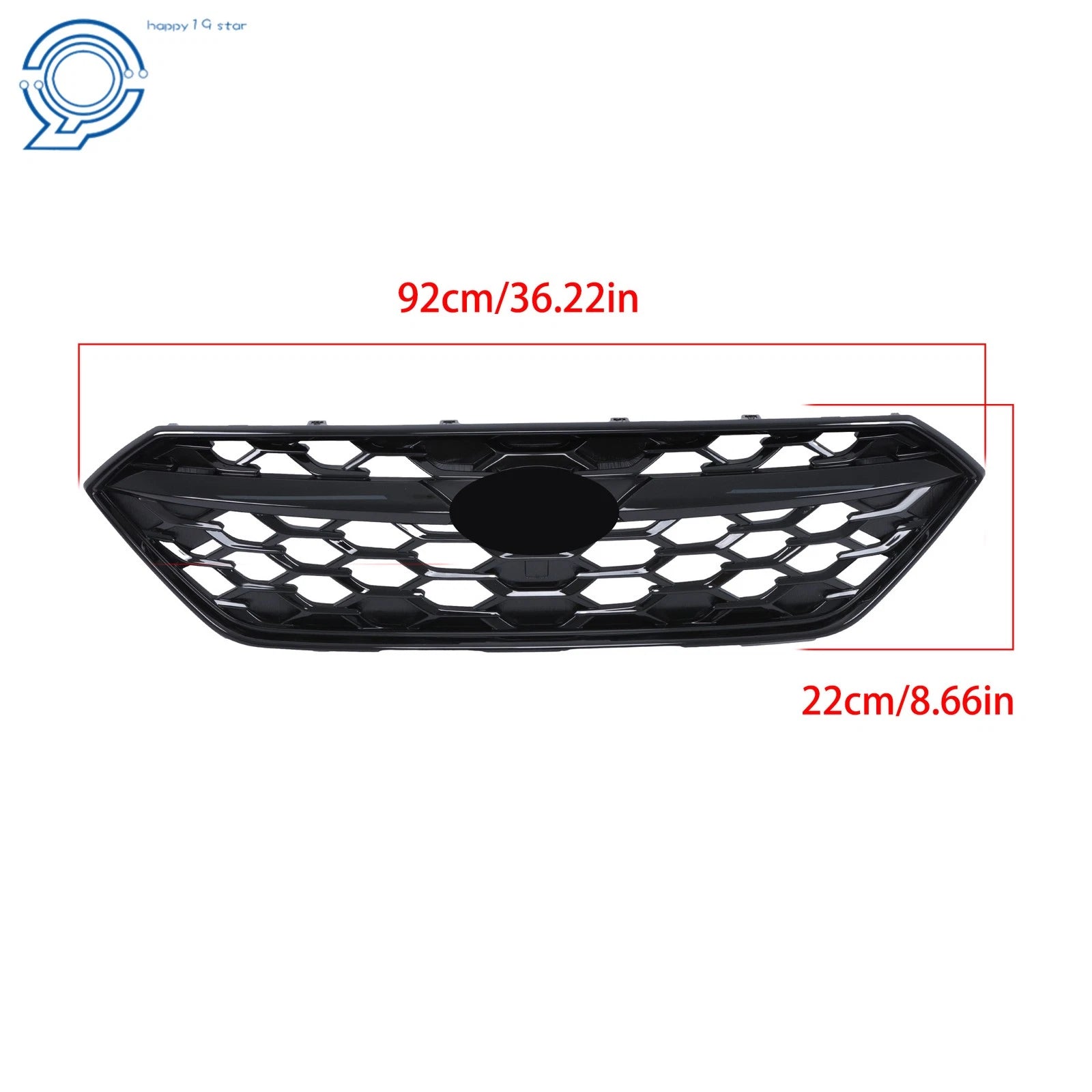 Front Bumper Grille for Subaru WRX (2022–2024) Gloss Black