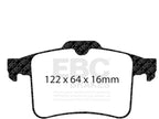 Rear Brake Pad Set for Jaguar XF (2010–2013) ZZ898FW