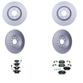 Hella Disc Brake Pad Kit & Rotors for Audi A6 A6 Quattro (2006)