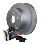 Rear Brake Kit 303mm Rotors & Bosch Ceramic Pads for Chevy Equinox GMC Terrain (2010–2017)
