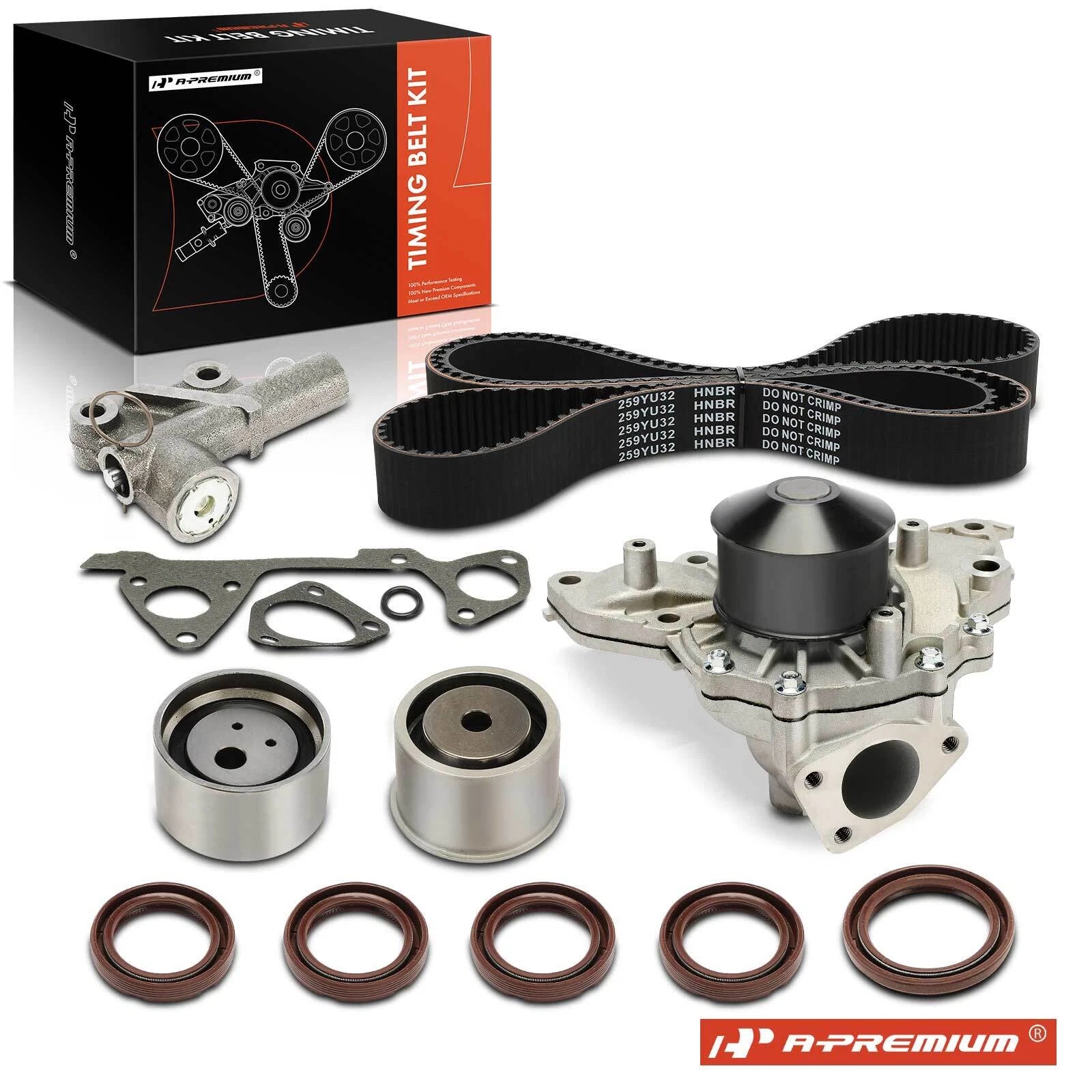 10X Timing Belt and Water Pump Kit for Kia Sorento (2003–2006)