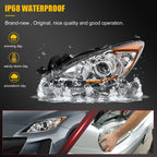 Headlight Assembly for Mazda 3 (2010–2013) Chrome Housing Pair