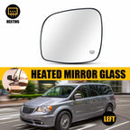 Driver Side Mirror Glass with Backing Plate for Dodge Grand Caravan (2008–2019)