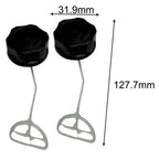 2 Piece Fuel Cap Replacement for Hyundai Utility Tractor (1154110, HYMT5200X)