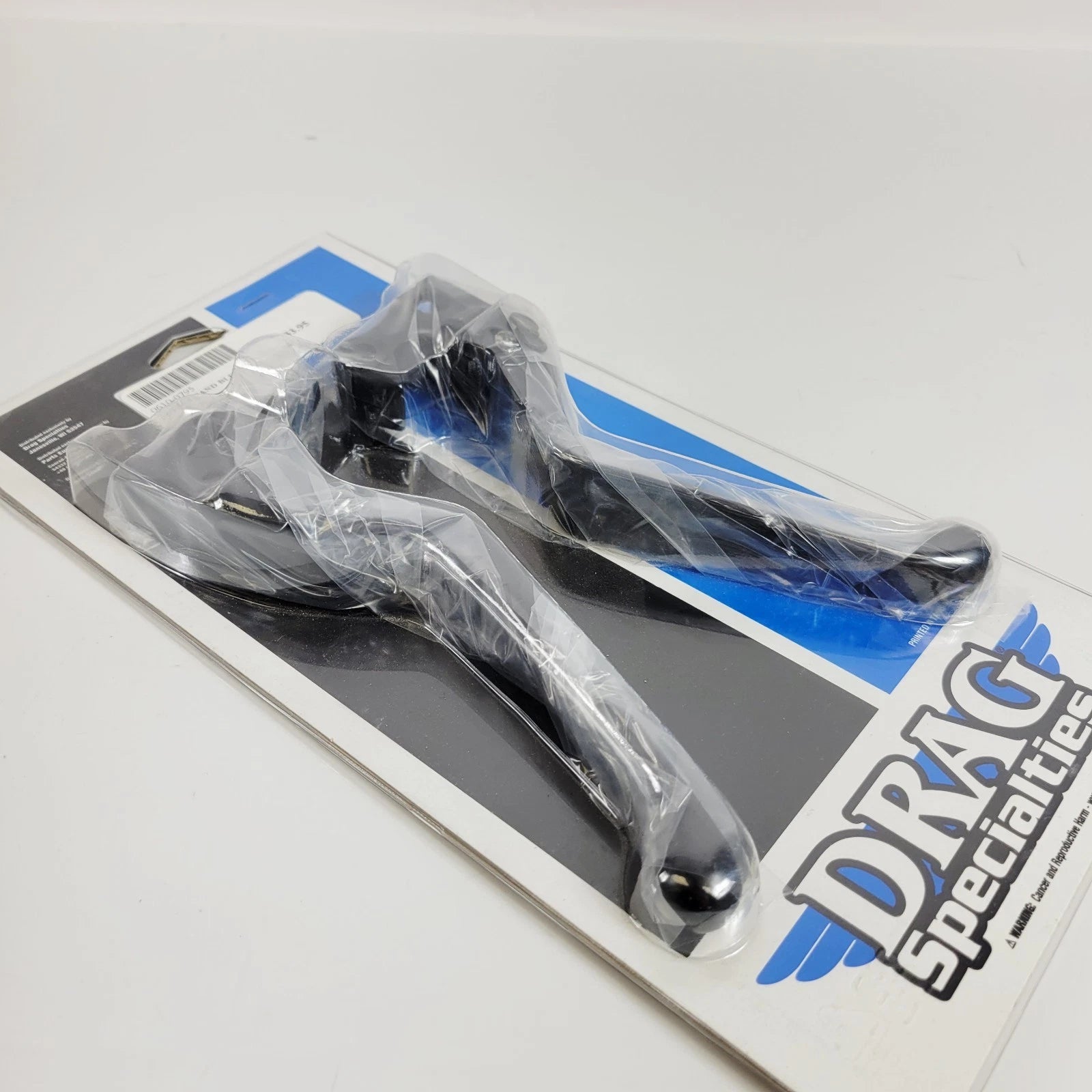 Drag Specialties Matte Black Wide Blade Levers for Harley XL 883 XL1200 (2014–2022)