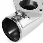 Type RS/RZ/S Turbo Charger 2.5" Blow Off Valve Dual Flange Pipe Silver