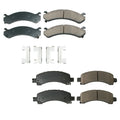 Akebono ProACT Brake Pads Kit for Chevrolet Express/Savana 2500/3500 (2003–2023)
