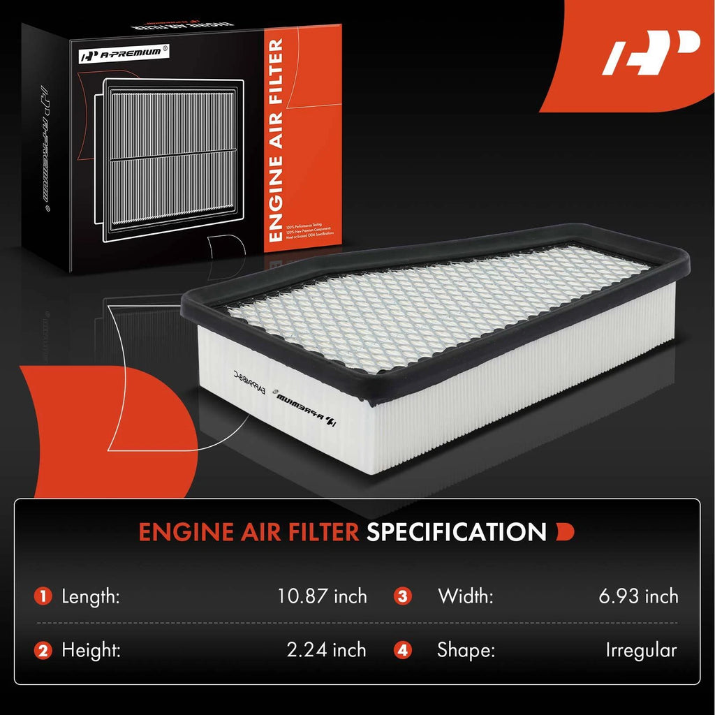 2X Engine Air Filter for Jeep Cherokee (2019-2020)