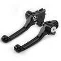 Black Pivot Dirt Clutch Brake Levers for Kawasaki KX250 KX250F KX100 (2005–2012)