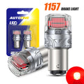 2X 1157 2057 Super Bright Red LED Bulb for BAY15D