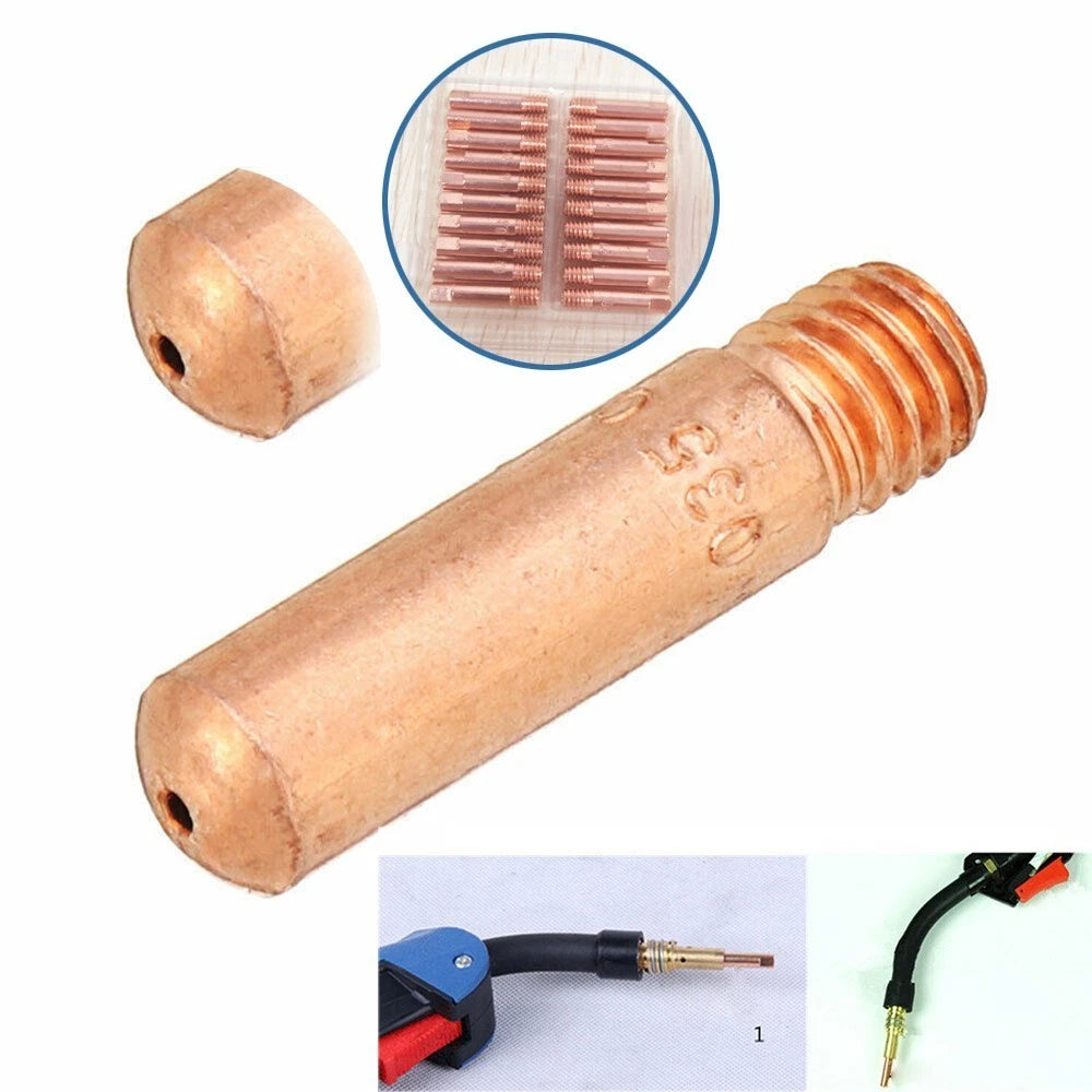 Set of 5 Mig Welding Contact Tips for MB15 (M6) 25mm