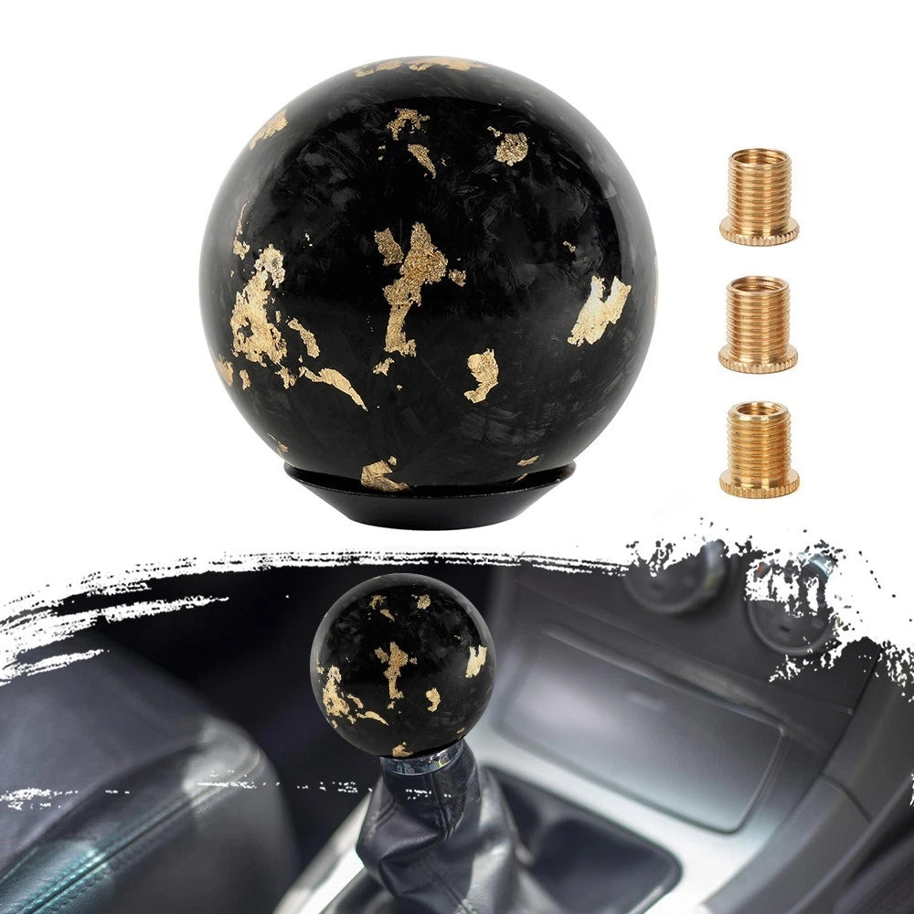 Forged Carbon Fiber Ball Manual Gear Shift Knob for Universal Fit