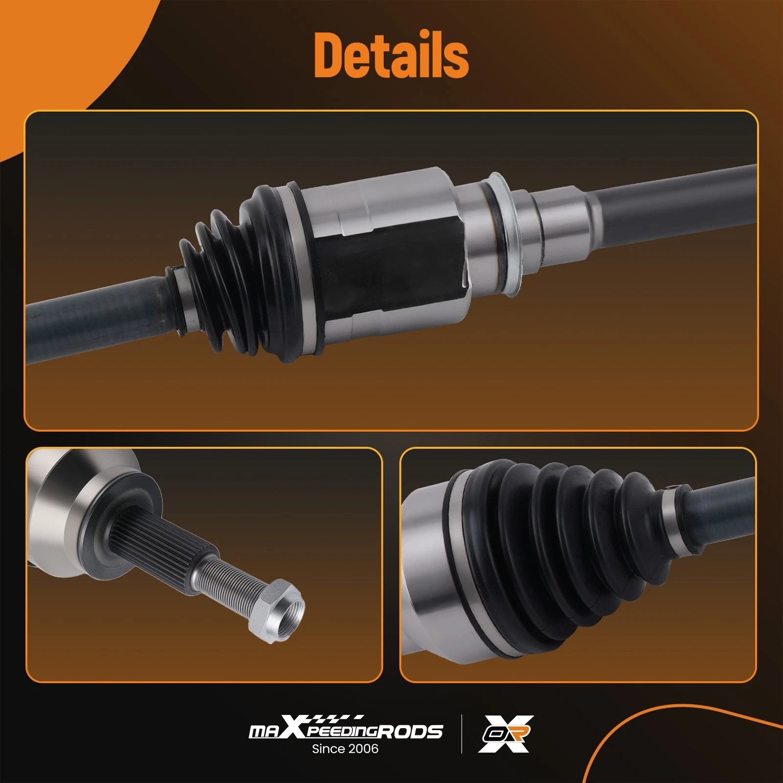 Front Right CV Axle Shaft Assembly for Jeep Grand Cherokee, Dodge Durango (2011–2023)