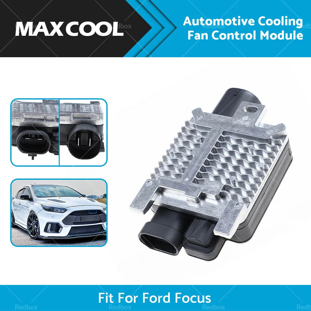 Cooling Fan Control Module for Ford Focus C-MAX Kuga Volvo C30 S40 V50 (2006–2016)