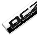 3D Polished Black Lettering Badge for DC2 (Year Not Specified)