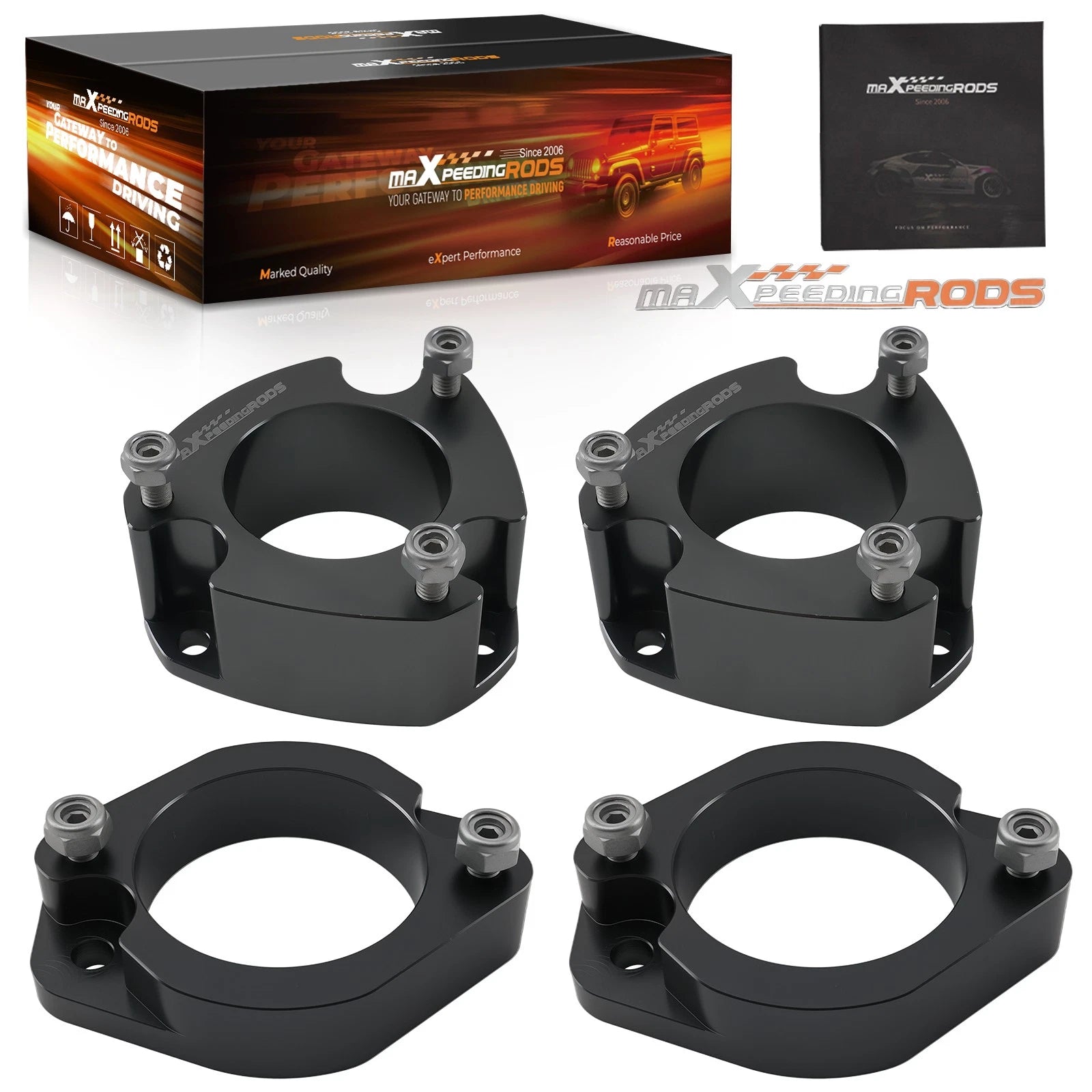 2" Front Rear Strut Kit for Honda Element (2003–2011) Lift Spacer