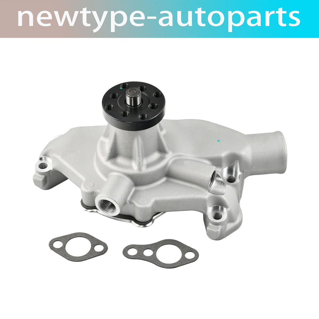 High Volume Water Pump for SBC Short Style (Aluminum, Satin)