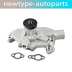 High Volume Water Pump for SBC Short Style (Aluminum, Satin)