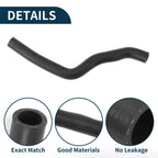 Radiator Hose Coolant Pipe for Volkswagen Polo (2006–2010) 6Q0121157BJ Rubber Black