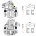 Pair Rear Brake Calipers with Bracket for Honda Civic (2006–2015) 19-B3299 19-B3298