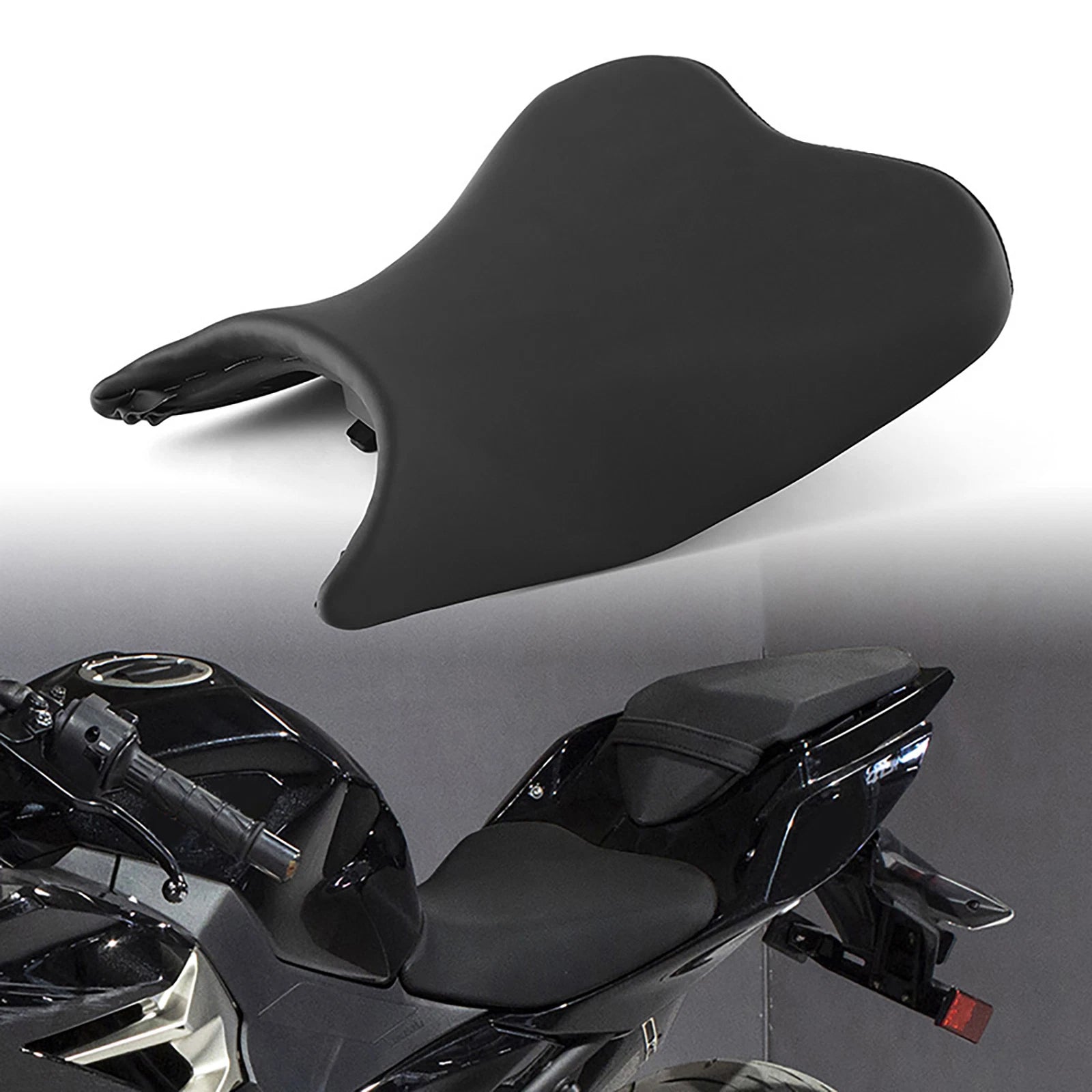 Front Driver Rider Seat for Kawasaki Z400 (2019–2024) 23 22 21 Black