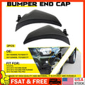 Set of 2 Front Bumper End Caps for Toyota Tacoma (2012–2015) Black