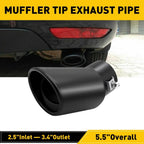 2.5" Exhaust Pipe Muffler Tip for Universal Vehicles (Fits )