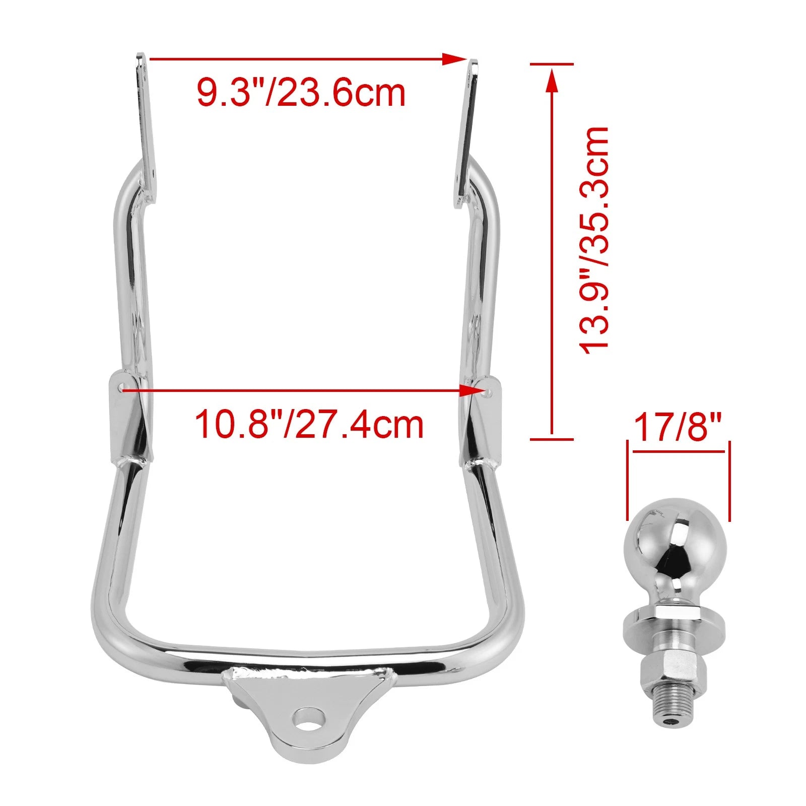 Receiver Trailer Tow Hitch for Harley Touring Electra Street Glide FLHX (2009–2023)