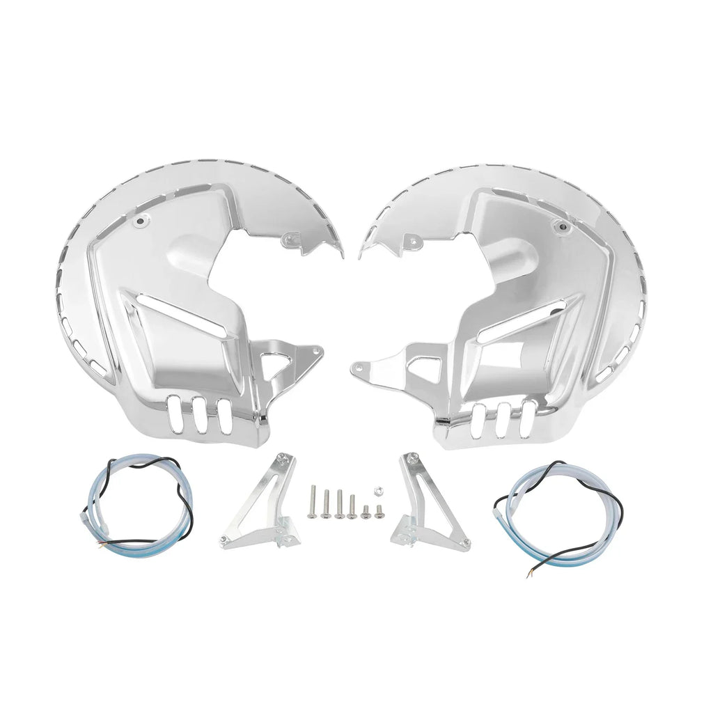 Front Brake Rotor Covers LED for Honda Goldwing 1800 F6B 13-17 (2001-2017)