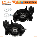 2X Front Steering Knuckle & Wheel Hub Bearings for Honda Accord (2013–2016)