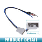 Stereo CD Player Radio Wiring Harness with Antenna Adapter for Nissan (2007–2020)