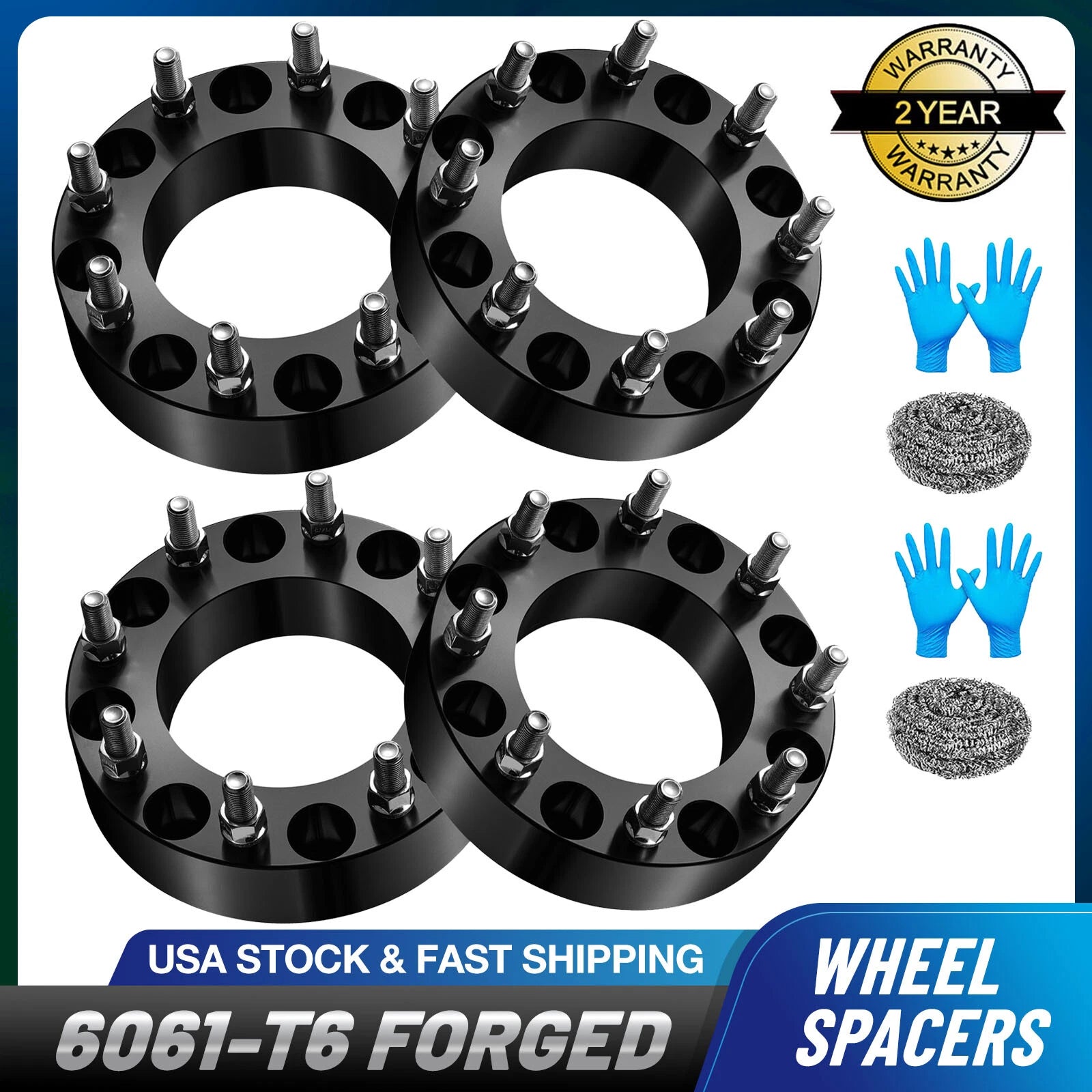 8x180 Wheel Spacers for GMC Sierra 2500 3500 HD (2011–2022)
