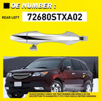 Rear Driver Side Exterior Door Handle for Acura MDX (2007â2013) Chrome