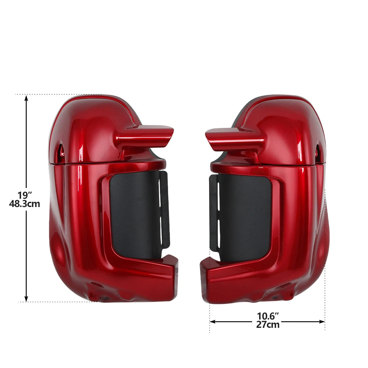 Lower Vented Leg Fairings & Engine Guard Bar for Harley Electra Glide (1997–2008)